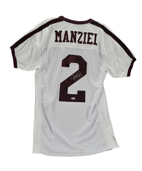 Johnny Manziel Signed White Jersey 